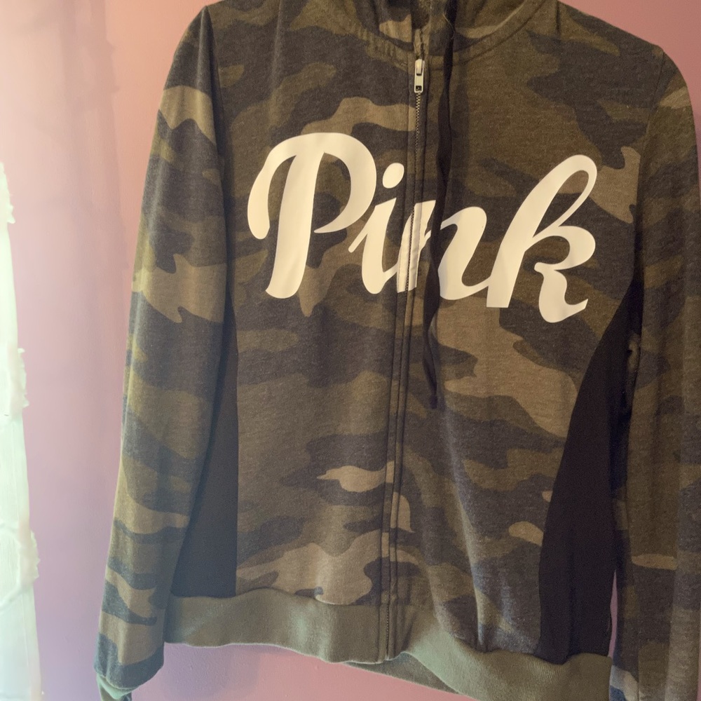 Pink hoodie
